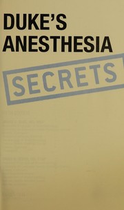 Anesthesia Secrets
