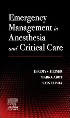 Emergency Management in Anesthesia and Critical Care -Original PDF