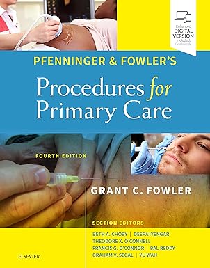 Pfenninger and Fowler's Procedures for Primary Care 4th Edition-EPUB