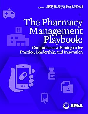 The Pharmacy Management Playbook