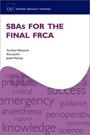 SBAs for the Final FRCA