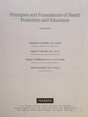 Principles and Foundations of Health Promotion and Education