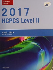 2017 HCPCS Level II Standard Edition