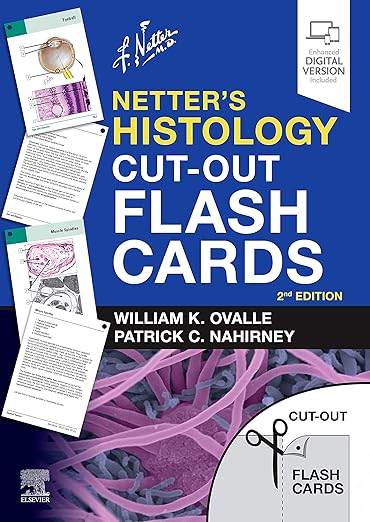 Netter’s Histology Cut-Out Flash Cards: A companion to Netter's Essential Histology