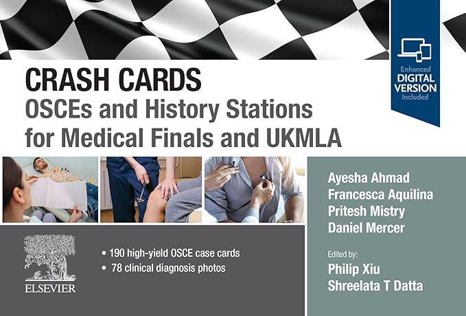 Crash Cards: OSCEs and History Stations for Medical Finals and UKMLA - E-Book