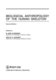 Biological anthropology of the human skeleton