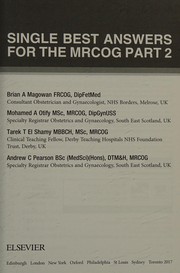 Single Best Answers for MRCOG Part 2
