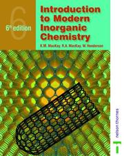 Introduction to modern inorganic chemistry