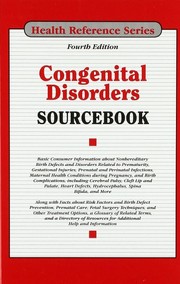 Congenital disorders sourcebook
