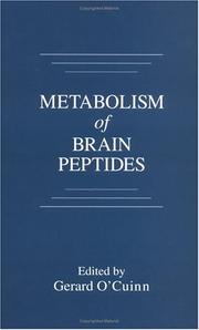 Metabolism of brain peptides