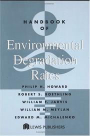 Handbook of environmental degradation rates