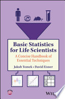 Basic Statistics for Life Scientists