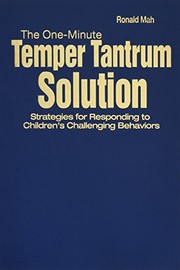 The one-minute temper tantrum solution