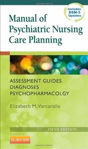 Manual of psychiatric nursing care plans