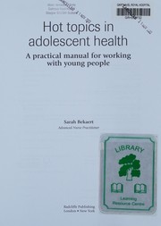 Hot topics in adolescent health