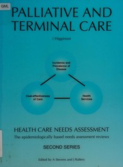 Palliative and terminal care
