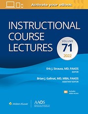 Instructional Course Lectures