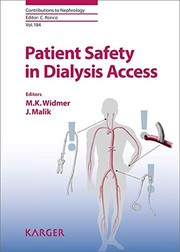 Patient safety in dialysis access