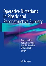 Operative Dictations in Plastic and Reconstructive Surgery
