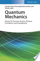 Quantum Mechanics, Volume 3