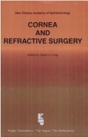 Cornea and Refractive Surgery