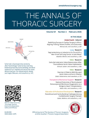 The Annals of Thoracic Surgery 2026 Full Archives TRUE PDF