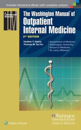 The Washington Manual of Outpatient Internal Medicine, 2nd Edition – EPUB