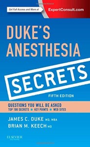Duke’s Anesthesia Secrets, 5e – EPUB