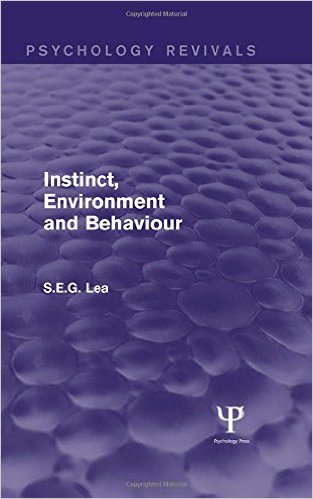 nstinct, Environment and Behaviour (Psychology Revivals) – Original PDF