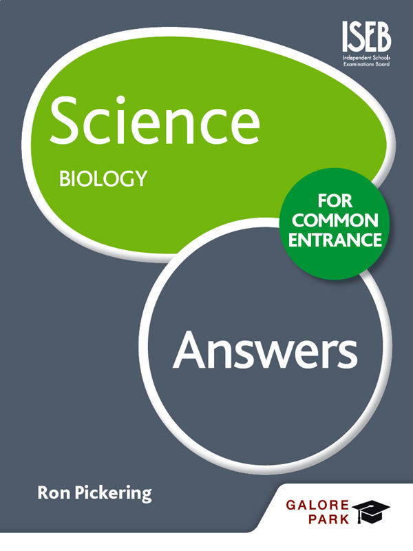 Science for Common Entrance: Biology Answers – Original PDF