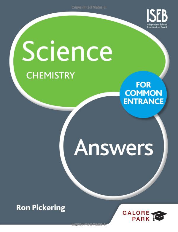 Science for Common Entrance: Chemistry Answers – Original PDF