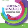 Nursing Research: Methods and Critical Appraisal for Evidence-Based Practice, 9e-PDF