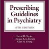 The Maudsley Prescribing Guidelines in Psychiatry 13th Edition-Original PDF