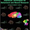 Molecular-Genetic and Statistical Techniques for Behavioral and Neural Research-Original PDF