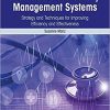 Medical Device Quality Management Systems: Strategy and Techniques for Improving Efficiency and Effectiveness-Original PDF