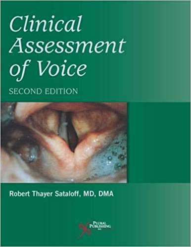 Clinical Assessment of Voice, Second Edition-Original PDF