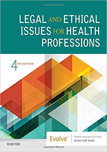 Legal and Ethical Issues for Health Professions 4th Edition-Original PDF