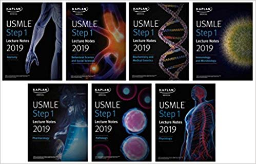 USMLE Step 1 Lecture Notes 2019: 7-Book Set (Kaplan Test Prep)-EPUB