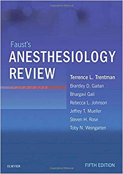 Faust’s Anesthesiology Review 5th Edition-Original PDF