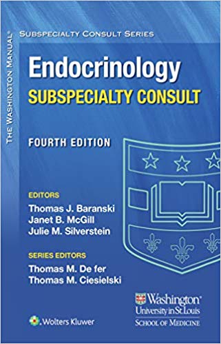 Washington Manual Endocrinology Subspecialty Consult (Washington Manual Subspecialty Consult) Fourth Edition-EPUB