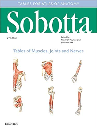 Sobotta Tables of Muscles, Joints and Nerves, English/Latin: Tables to 16th ed. of the Sobotta Atlas-High Quality PDF