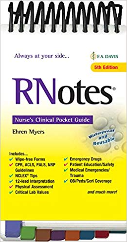 RNotes®: Nurse’s Clinical Pocket Guide 5th Edition-Original PDF