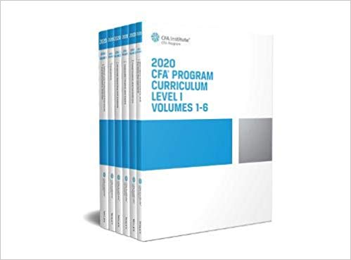 CFA Program Curriculum 2020 Level I Volumes 1-6 Box Set (CFA Curriculum 2020)-Original PDF