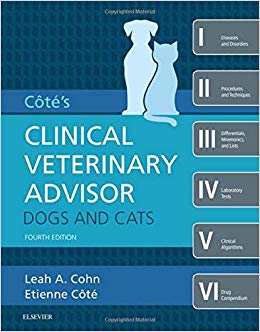 Cote’s Clinical Veterinary Advisor: Dogs and Cats 4th Edition-Original PDF