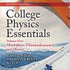 College Physics Essentials, Eighth Edition: Mechanics, Thermodynamics, Waves (Volume One)-Original PDF