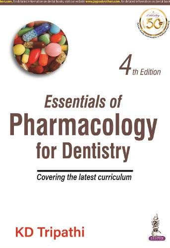 ESSENTIALS OF PHARMACOLOGY FOR DENTISTRY COVERING THE LATEST CURRICULUM 4th Edition-Original PDF