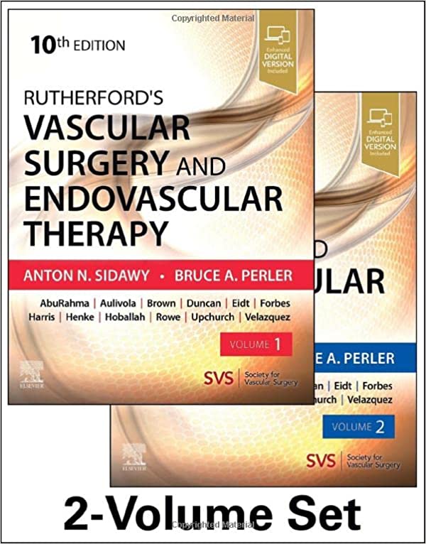 Rutherford's Vascular Surgery and Endovascular Therapy, 2-Volume Set 10th Edition-Original PDF