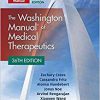 The Washington Manual of Medical Therapeutics 36th Edition-Videos