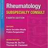 Washington Manual Rheumatology Subspecialty Consult 3rd Edition-EPUB+Converted PDF