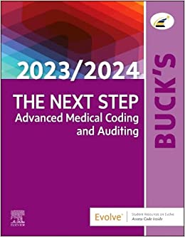 Buck's The Next Step: Advanced Medical Coding and Auditing, 2023/2024 Edition -Original PDF